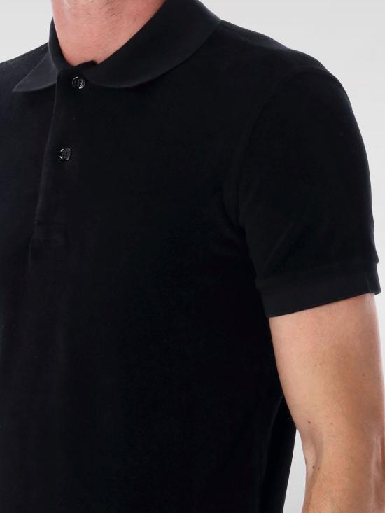 25FW 톰포드 폴로 티셔츠 JPS003JMC079 LB999 Black - TOMFORD