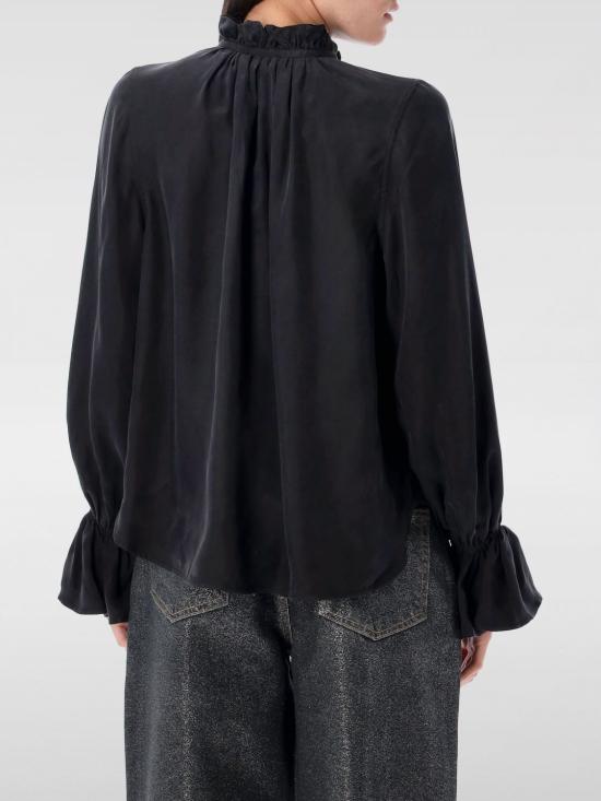 25FW 가니 블라우스 W0856 099 Black - GANNI