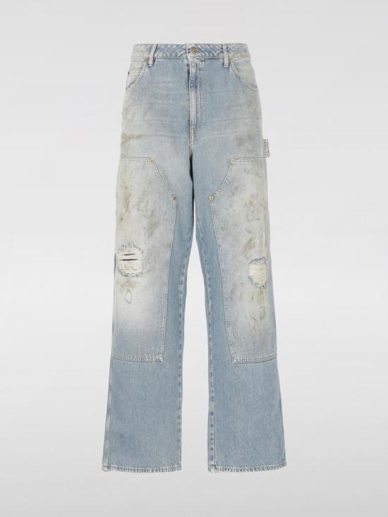 25FW 골든구스 데님 팬츠 GMP01942P00208350491 Gnawed Blue - GOLDEN GOOSE