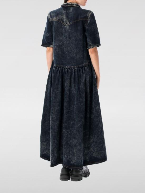 25FW 가니 롱 원피스 J1757 055 Black - GANNI