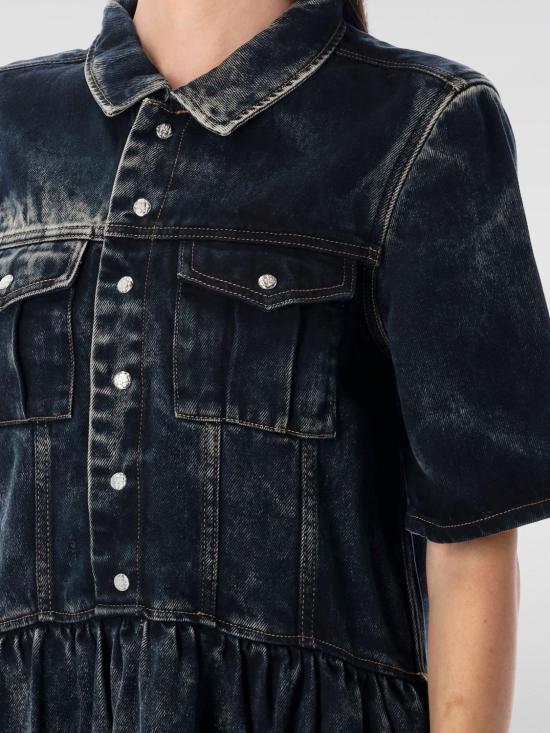 25FW 가니 롱 원피스 J1757 055 Black - GANNI