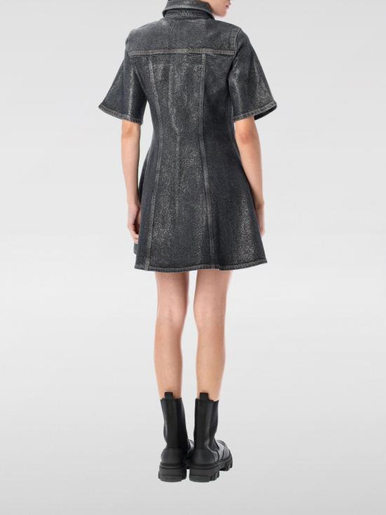 25FW 가니 숏 원피스 J1802 006 Black - GANNI