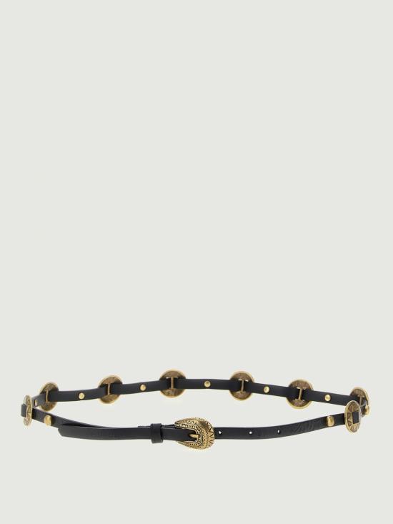 25FW 핑코 레귤러 벨트 104038A23S Z99W Black