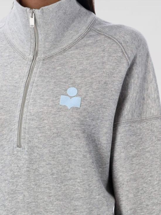 25FW 이자벨마랑에뚜왈 스웨터 SW0093FAA1M07E GYIB Grey - ISABEL MARANT ETOILE