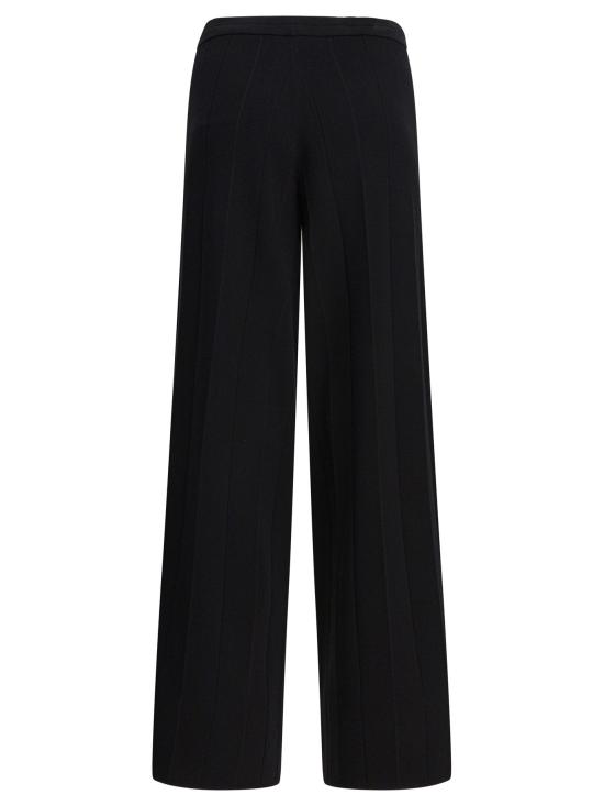 25FW 막스마라 스트레이트 팬츠 2521336018LAMA005 Black - MAX MARA