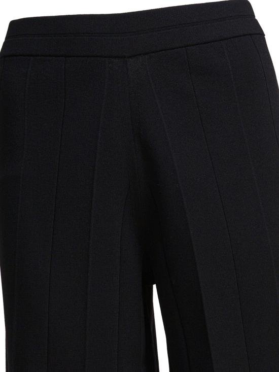 25FW 막스마라 스트레이트 팬츠 2521336018LAMA005 Black - MAX MARA