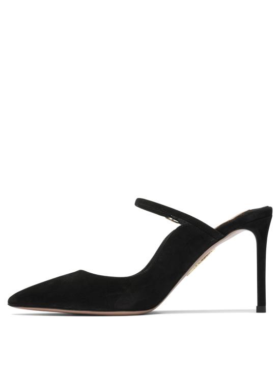 25FW 아쿠아주라 힐/펌프스 BLZMIDM0SUE000 Black - AQUAZZURA