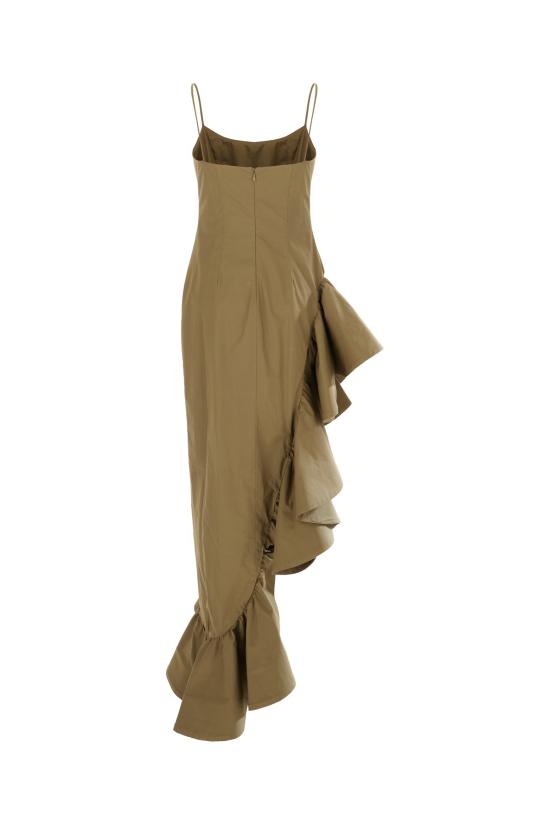 25SS 쥬세페 디 모라비토 롱 원피스 04SSLD17804425 38 Olive - GIUSEPPE DI MORABITO