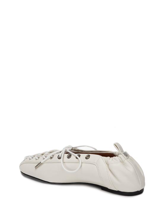 25FW 가니 플랫 슈즈 S2962135 EGRET DOM - GANNI