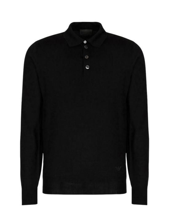 25FW 엠포리오 아르마니 긴팔 셔츠 8N1F431M67Z0999 Black