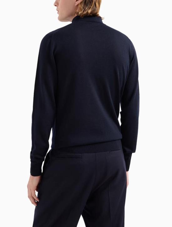 25FW 엠포리오 아르마니 긴팔 셔츠 8N1F431M67Z0922 BLUE - EMPORIO ARMANI