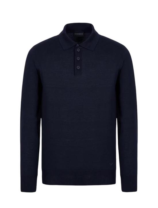 25FW 엠포리오 아르마니 긴팔 셔츠 8N1F431M67Z0922 BLUE