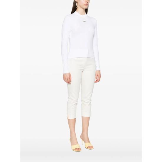 25FW 자크뮈스 그로고랭 로고 긴팔 티셔츠 TSW00155AJ00124100 WHITE DOM - JACQUEMUS