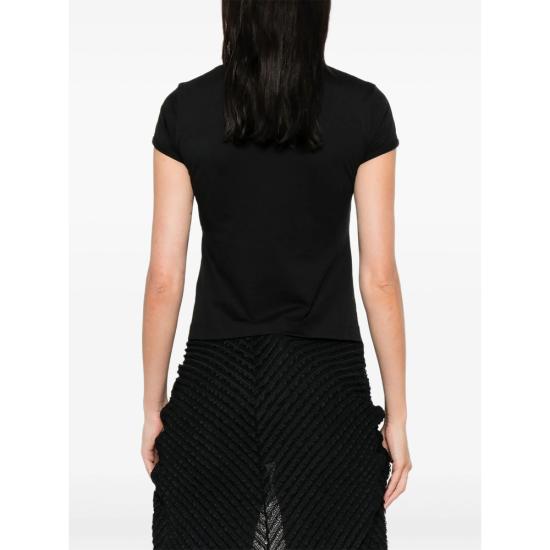 25FW 비비안웨스트우드 반팔 티셔츠 1G01000YJ001MN401 BLACK DOM - VIVIENNE WESTWOOD