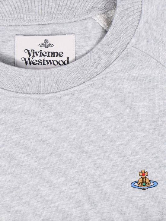 25FW 비비안웨스트우드 긴팔 티셔츠 3I010014J006OP001 GREY MELANGE DOM - VIVIENNE WESTWOOD