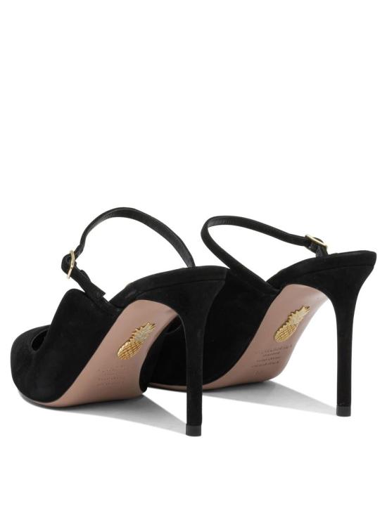 25FW 아쿠아주라 힐/펌프스 BLZMIDM0SUE000 Black - AQUAZZURA
