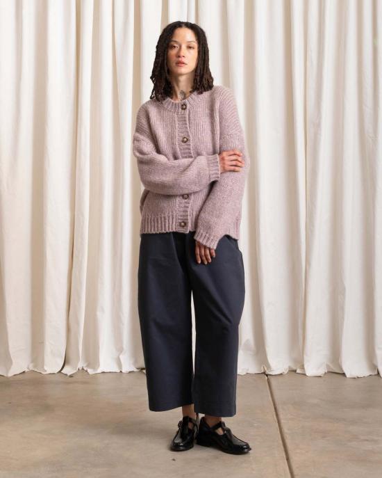  알리 골든 가디건 메리노 크루넥 카디건 - ALI GOLDEN