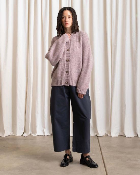  알리 골든 가디건 메리노 크루넥 카디건 - ALI GOLDEN