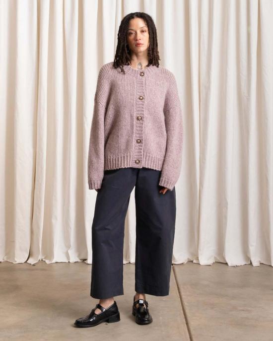  알리 골든 가디건 메리노 크루넥 카디건 - ALI GOLDEN