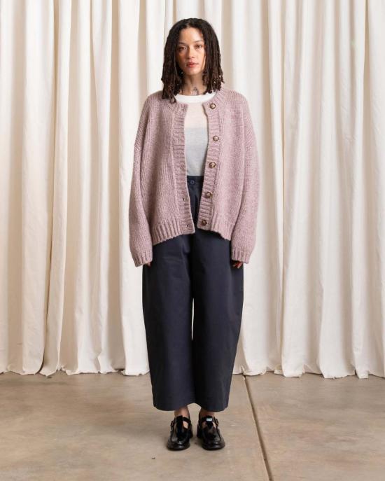  알리 골든 가디건 메리노 크루넥 카디건 - ALI GOLDEN