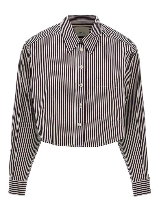  이자벨마랑 셔츠 CH0179FAB1I01IECBY Dark Red