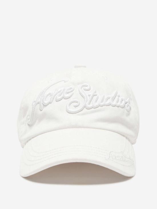 25FW 아크네 스튜디오 볼캡 FN UX HATS000339 100WHITE Black