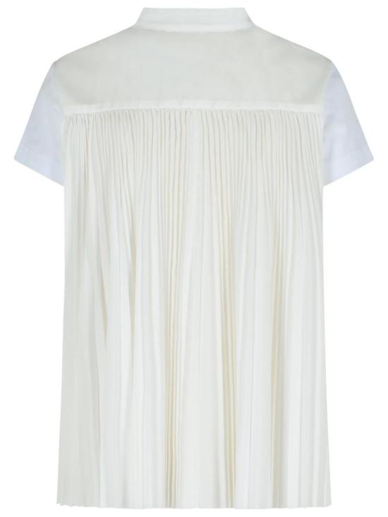 25FW 사카이 반팔 티셔츠 SCW 238104 WHITE - SACAI