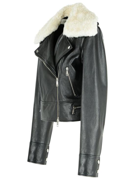 25FW 스포트막스 바이커 자켓 2522446012001 Black - SPORTMAX