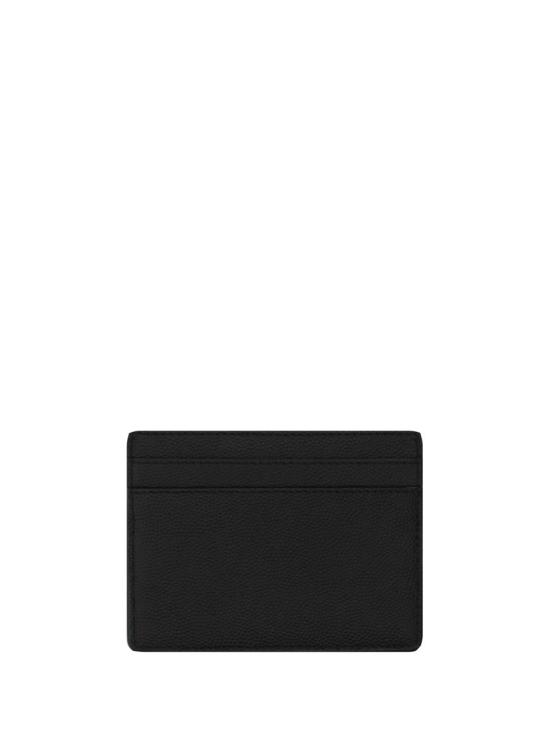26SS 생로랑 레더 파리 카드 케이스  375946BTY0N 1000 Black - SAINT LAURENT