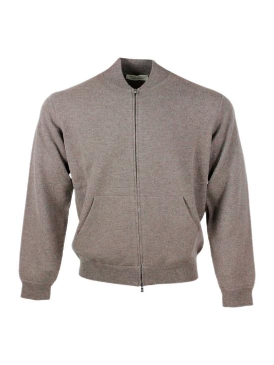 25FW 필리포 드 로렌티스 집업 니트 BZ1ML3ATWC12F920 Grey