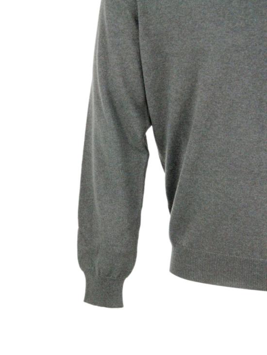 25FW 필리포 드 로렌티스 스웨터 GC1MLDCA12R570 GREEN - FILIPPO DE LAURENTIIS