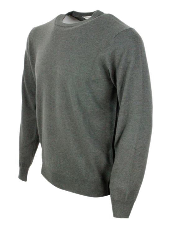 25FW 필리포 드 로렌티스 스웨터 GC1MLDCA12R570 GREEN - FILIPPO DE LAURENTIIS