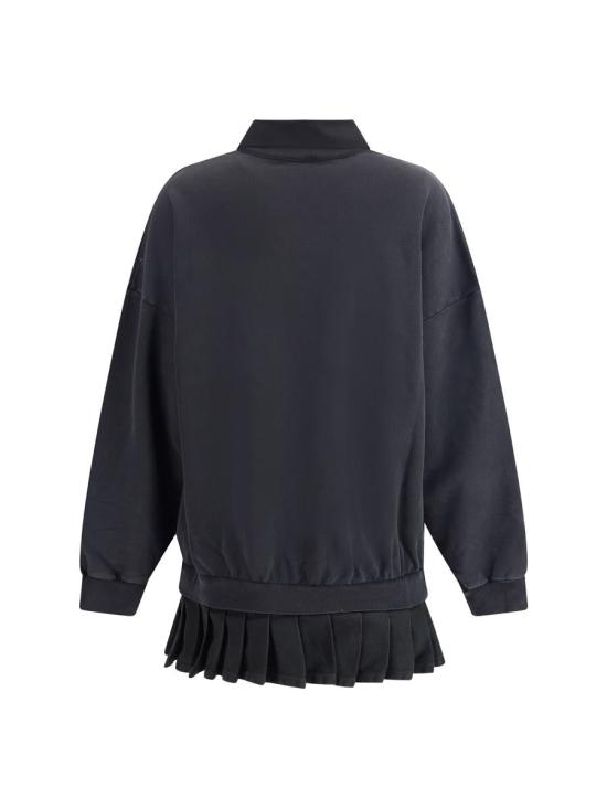 25FW 발렌시아가 숏 원피스 838975TSVC6 1041 Black - BALENCIAGA