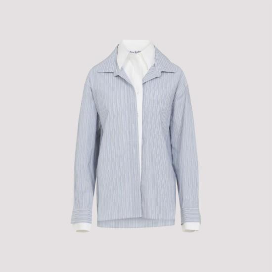 25FW 아크네 스튜디오 셔츠 AC0769 AF2 BLUE WHITE - ACNE STUDIOS