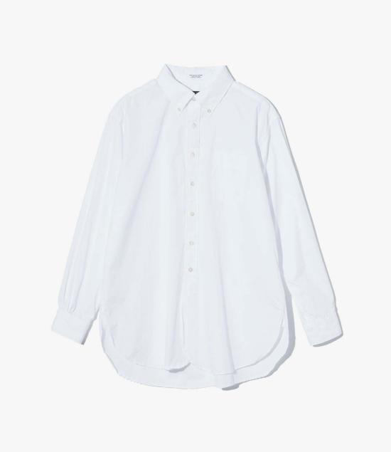  엔지니어드가먼츠 긴팔 셔츠 엔지니어드 가먼츠 19세기 BD  화이트 100's 2겹 브로드클로스