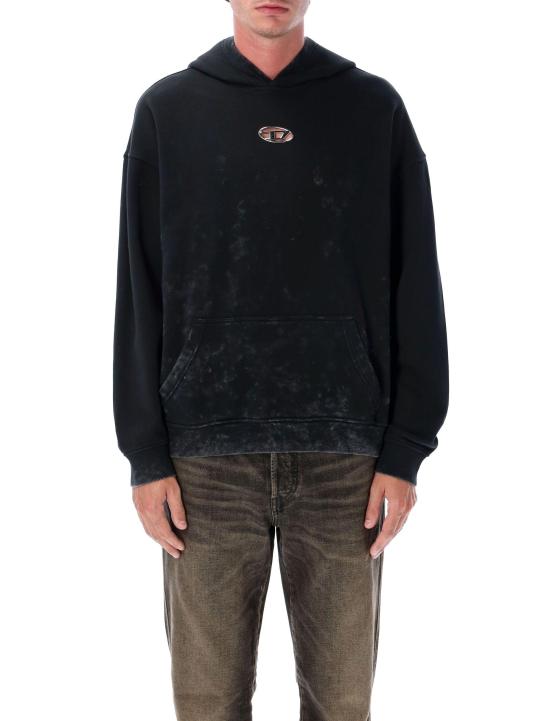 25FW 디젤 S BOXT T10 후드 티셔츠  A194160IPAC 900 BLACK