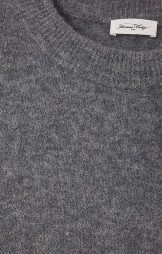  아메리칸 빈티지 스웨터 비토 스웨터 스틸 - AMERICAN VINTAGE