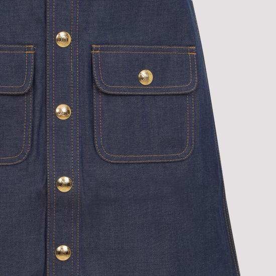 25FW 셀린느 숏 원피스 RR03S0842 07IA RAW WASH - CELINE