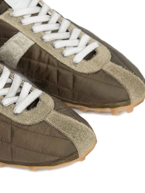 25FW 마르지엘라 스프린터 스니커즈 S57WS0514 P7415 HB069 DARK GREEN WHITE - MAISON MARGIELA