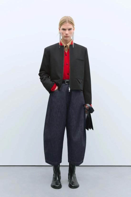  코데라 코트 크롭 재킷