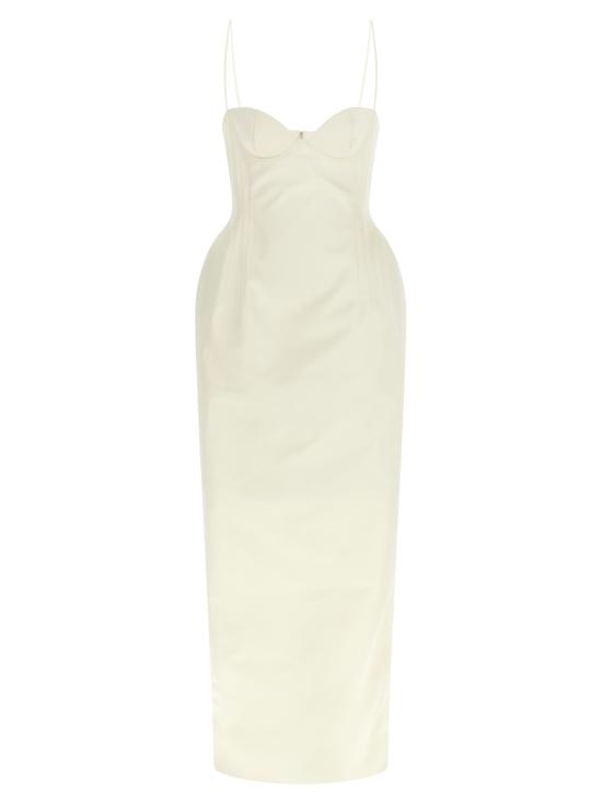 25FW 마그다뷰트림 롱 원피스 249725CREAM White