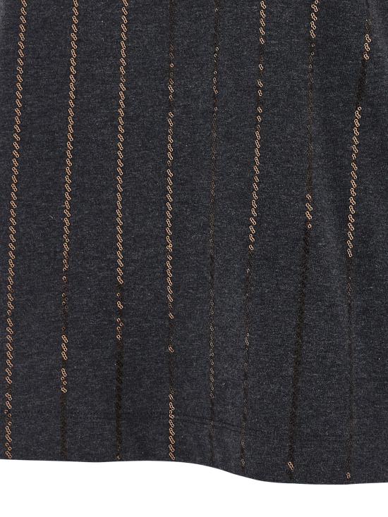 25FW 브루넬로 쿠치넬리 탑 M0T81SO800C8127 Gray - BRUNELLO CUCINELLI