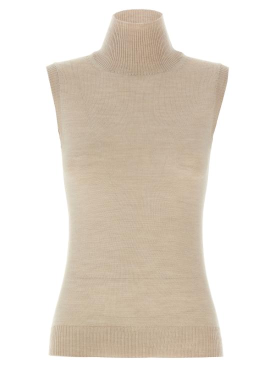 25FW 스포트막스 VERTIGO 베르티고 버진울 슬리브리스 탑  2522366011600002 Beige