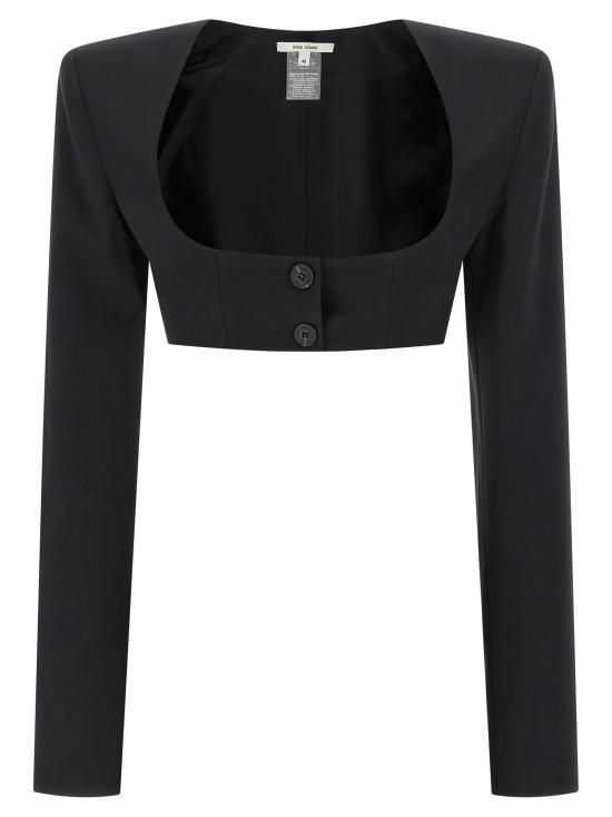 25FW 넨시 도자카 수트 세트 NDAW24JKT024BLACK Black