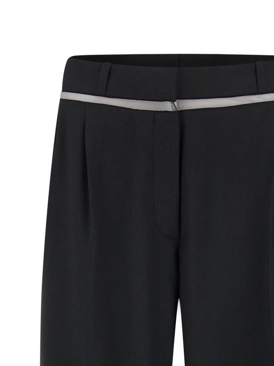 25FW 넨시 도자카 스트레이트 팬츠 NDSS25TRS065BLACK Black - NENSI DOJAKA