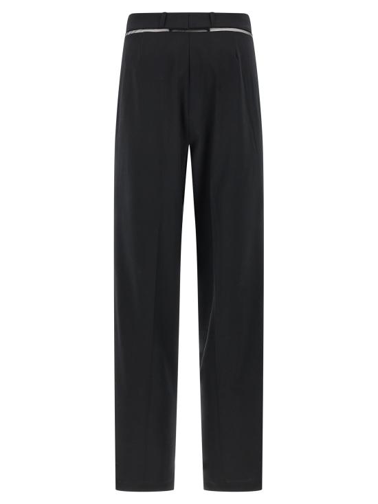 25FW 넨시 도자카 스트레이트 팬츠 NDSS25TRS065BLACK Black - NENSI DOJAKA