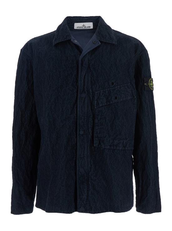 25FW 스톤 아일랜드 긴팔 셔츠 K2S151200020S0229V0020 Blu