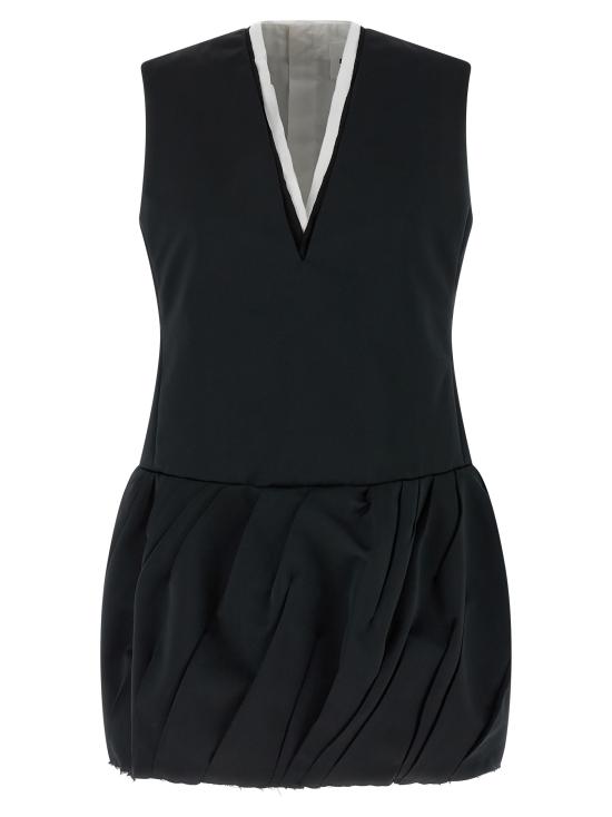 25FW 질샌더 숏 원피스 J03CT0520J70210001 Black