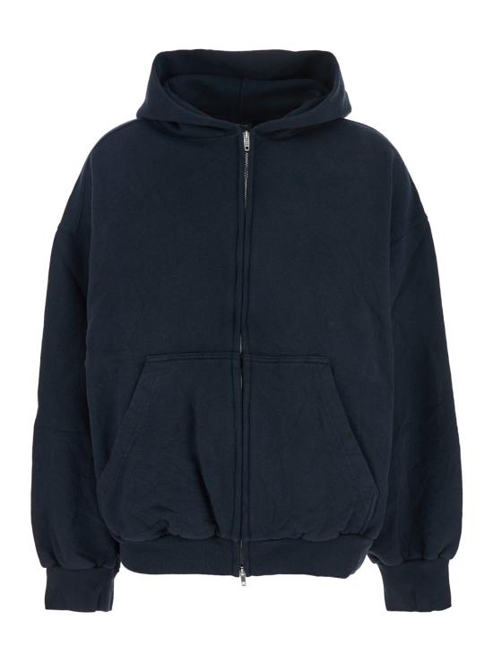 25FW 발렌시아가 후드 티셔츠 803264TSVU71750 Black