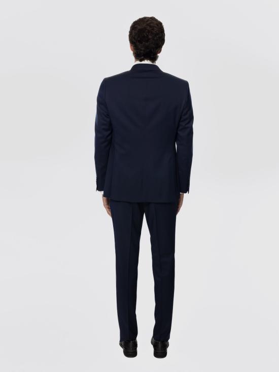 25FW 사르토리아 라토레 수트 세트 프레스코화의 라나 메리노스 블루의 아비토 - SARTORIA LATORRE